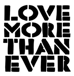 LOVE MORE THAN EVER logo
