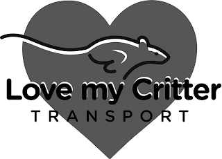 LOVE MY CRITTER TRANSPORT logo