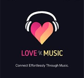 LOVE N MUSIC CONNECT EFFORTLESSLY THROUGH MUSIC logo