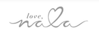 LOVE, NALA logo