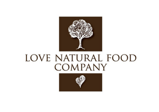 LOVE NATURAL FOOD COMPANY logo