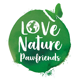 LOVE NATURE PAWFRIENDS logo