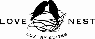 LOVE NEST LUXURY SUITES logo