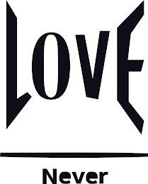 LOVE NEVER logo