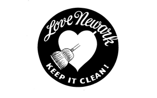LOVE NEWARK KEEP IT CLEAN! logo