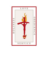 LOVE OBEDIENCE SERVICE HOLINESS logo