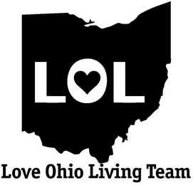 LOVE OHIO LIVING TEAM LOL logo