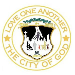 LOVE ONE ANOTHER THE CITY OF GOD AMANT SE MUTUO1 JN 4:11 MMXVII logo