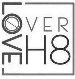 LOVE OVER H8 logo