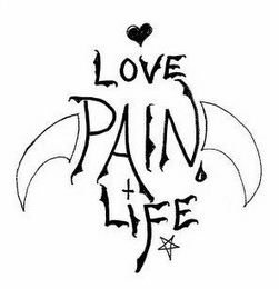LOVE PAIN LIFE logo
