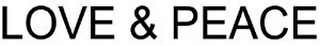 LOVE & PEACE logo
