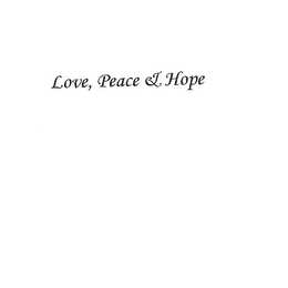 LOVE, PEACE & HOPE logo