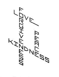 LOVE PEACE KINDNESS FORGIVENESS logo