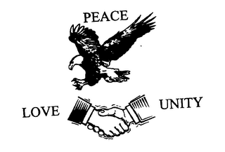 LOVE PEACE UNITY logo