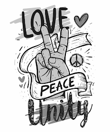 LOVE PEACE UNITY logo