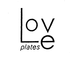 LOVE PLATES logo