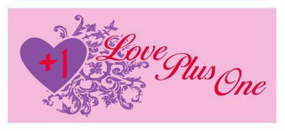 LOVE PLUS ONE +1 logo