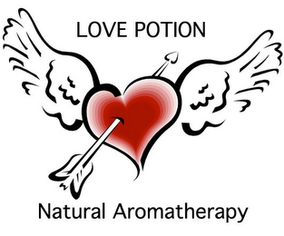 LOVE POTION NATURAL AROMATHERAPY logo