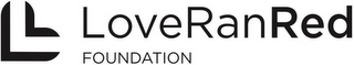 LOVE RAN RED FOUNDATION logo