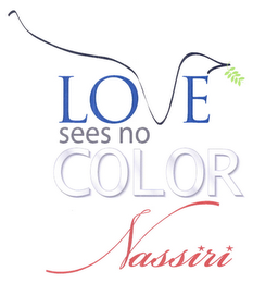 LOVE SEES NO COLOR NASSIRI logo