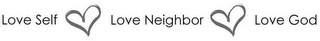LOVE SELF, LOVE NEIGHBOR, LOVE GOD logo