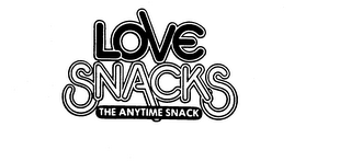 LOVE SNACKS THE ANYTIME SNACK logo