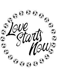 LOVE STARTS NOW logo