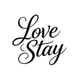 LOVE STAY logo