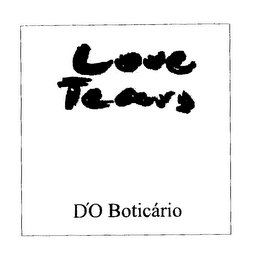 LOVE TEARS D'O BOTICARIO logo