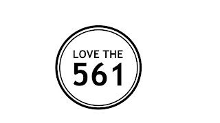 LOVE THE 561 logo