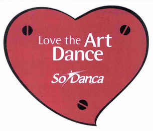 LOVE THE ART DANCE SODANCA logo
