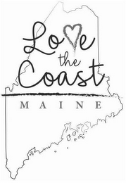 LOVE THE COAST MAINE logo