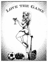 LOVE THE GAME logo