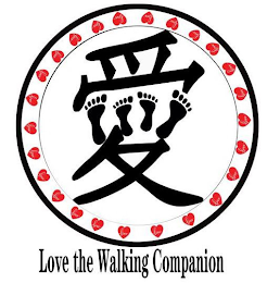 LOVE THE WALKING COMPANION logo