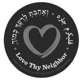 LOVE THY NEIGHBOR JEWISH UNITED FUND OFMETROPOLITAN CHICAGO TOGETHER FOR GOOD logo