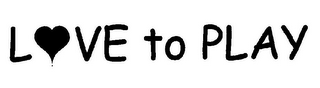 LOVE TO PLAY logo