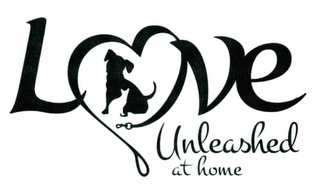LOVE UNLEASHED AT HOME logo