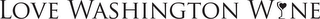 LOVE WASHINGTON WINE logo