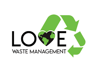 LOVE WASTE MANAGEMENT logo