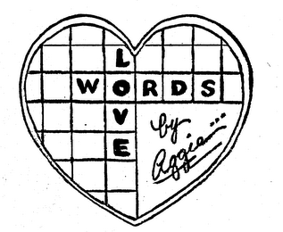 LOVE WORDS BY AGGIE logo