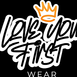 LOVE YOU FIRST WEAR logo
