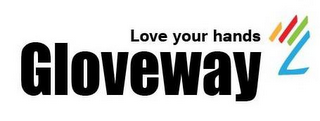 LOVE YOUR HANDS GLOVEWAY logo