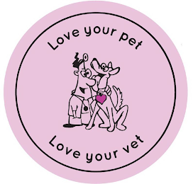 LOVE YOUR PET LOVE YOUR VET logo