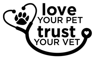 LOVE YOUR PET TRUST YOUR VET logo
