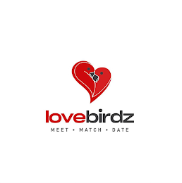 LOVEBIRDZ MEET · MATCH · DATE logo