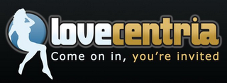 LOVECENTRIA COME ON IN, YOU'RE INVITED logo