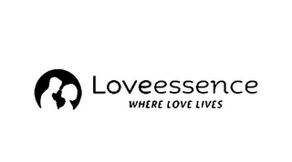 LOVEESSENCE WHERE LOVE LIVES logo