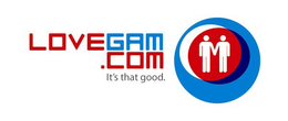 LOVEGAM.COM, IT'S THAT GOOD. logo