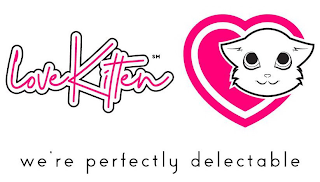 LOVEKITTEN WE'RE PERFECTLY DELECTABLE logo