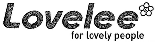 LOVELEE FOR LOVELY PEOPLE logo